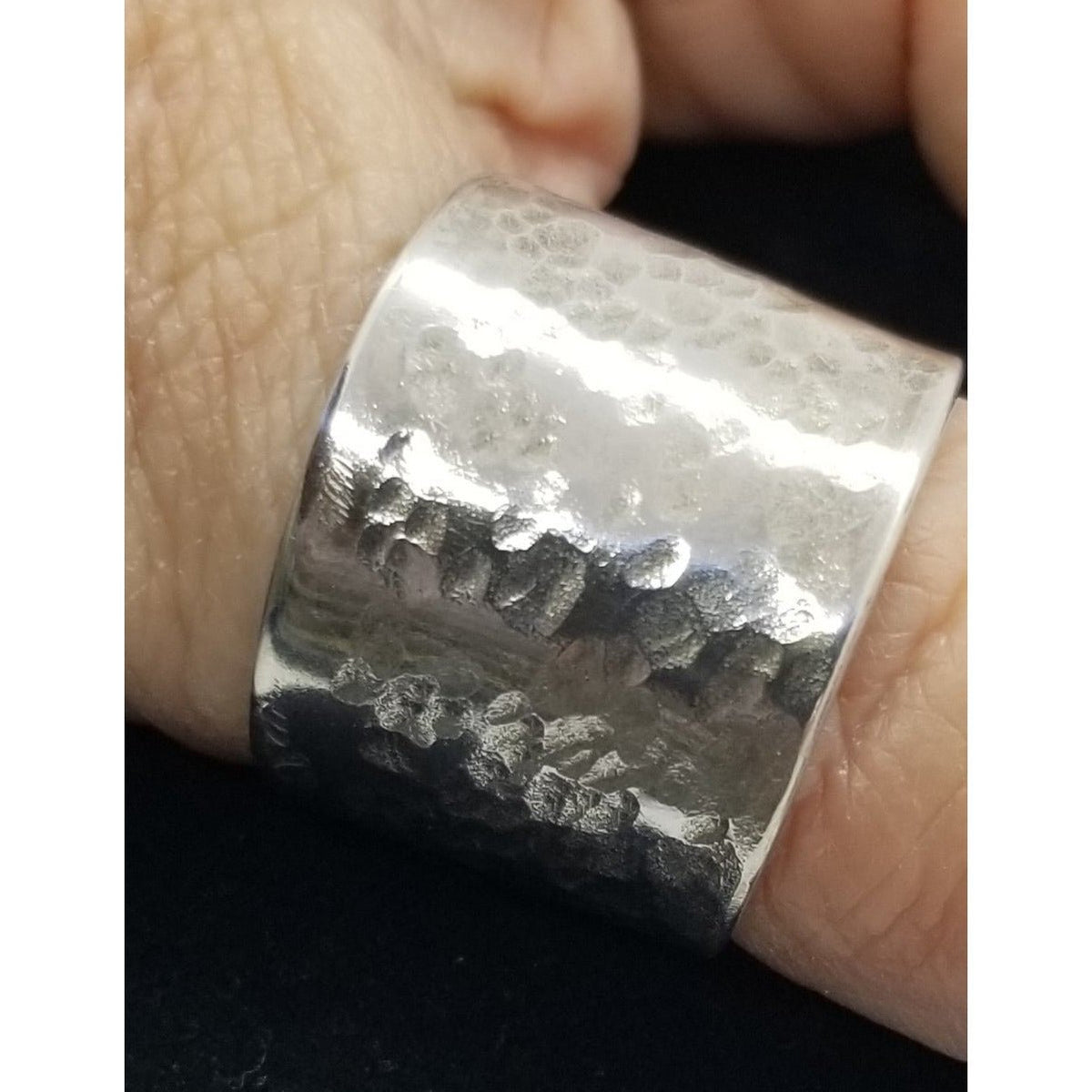 Upcycled rings made with soft solder on pure silver hammered bands ✌♻️ : r/ jewelrymaking